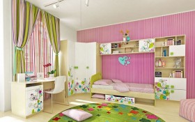 Детская комната Флёр (Белый/корпус Клен) в Саргатском - sargatskoe.katalogmebeli.com | фото 4