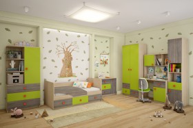 Детская комната Пуговка в Саргатском - sargatskoe.katalogmebeli.com | фото