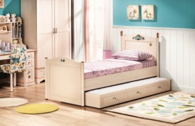 Кровать детская Балли 2-х уровневая (венге/белфорт) в Саргатском - sargatskoe.katalogmebeli.com | фото 2