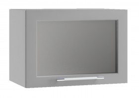 Гарда ПГС 500 шкаф верхний горизонтальный со стеклом Белый в Саргатском - sargatskoe.katalogmebeli.com | фото