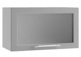Гарда ПГС 600 шкаф верхний горизонтальный со стеклом Белый в Саргатском - sargatskoe.katalogmebeli.com | фото