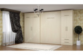 Комплект мебели со шкаф-кроватью трансформер Ратмир в Саргатском - sargatskoe.katalogmebeli.com | фото 2