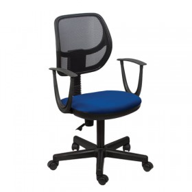 Кресло BRABIX Flip MG-305 (сине-черный) в Саргатском - sargatskoe.katalogmebeli.com | фото 3