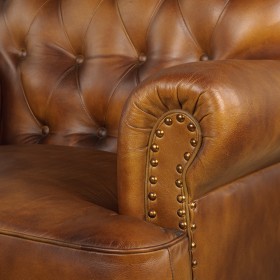 Кресло кожаное Чарльз в Саргатском - sargatskoe.katalogmebeli.com | фото 5