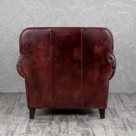 Кресло кожаное Элегант (Бордовый) в Саргатском - sargatskoe.katalogmebeli.com | фото 5