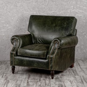 Кресло кожаное Лофт Аристократ (ширина 1070 мм) в Саргатском - sargatskoe.katalogmebeli.com | фото 1