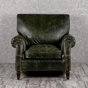 Кресло кожаное Лофт Аристократ (ширина 1070 мм) в Саргатском - sargatskoe.katalogmebeli.com | фото 9