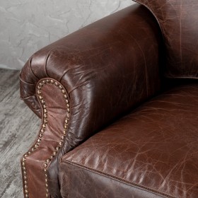 Кресло кожаное Лофт Аристократ (ширина 1100 мм) в Саргатском - sargatskoe.katalogmebeli.com | фото 5