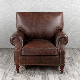 Кресло кожаное Лофт Аристократ (ширина 1100 мм) в Саргатском - sargatskoe.katalogmebeli.com | фото 8