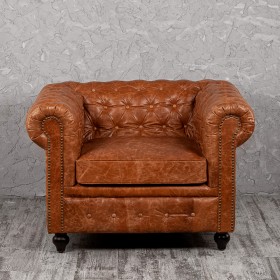 Кресло кожаное Лофт Честер (кожа буйвола) в Саргатском - sargatskoe.katalogmebeli.com | фото 7