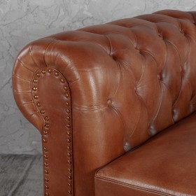 Кресло кожаное Лофт Честер (кожа) в Саргатском - sargatskoe.katalogmebeli.com | фото 3