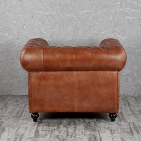 Кресло кожаное Лофт Честер (кожа) в Саргатском - sargatskoe.katalogmebeli.com | фото 7