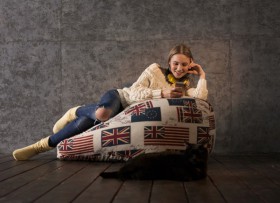 Кресло-мешок Британский Флаг в Саргатском - sargatskoe.katalogmebeli.com | фото 3