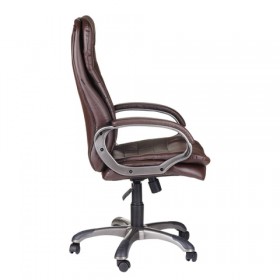 Кресло офисное BRABIX Omega EX-589 (коричневое) в Саргатском - sargatskoe.katalogmebeli.com | фото 2