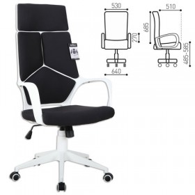Кресло офисное BRABIX Prime EX-515 (черная ткань) в Саргатском - sargatskoe.katalogmebeli.com | фото