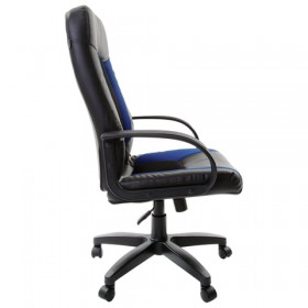 Кресло офисное BRABIX Strike EX-525 (сине-черный) в Саргатском - sargatskoe.katalogmebeli.com | фото 2