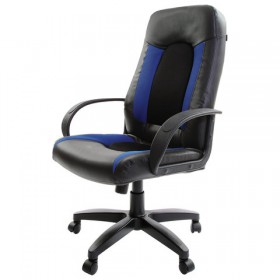 Кресло офисное BRABIX Strike EX-525 (сине-черный) в Саргатском - sargatskoe.katalogmebeli.com | фото 5