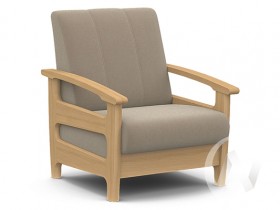 Кресло для отдыха Омега (бук лак/CATANIA LATTE) в Саргатском - sargatskoe.katalogmebeli.com | фото