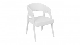 Кресло «Техас 1» (Белый матовый/Экокожа Белый №66) в Саргатском - sargatskoe.katalogmebeli.com | фото 1