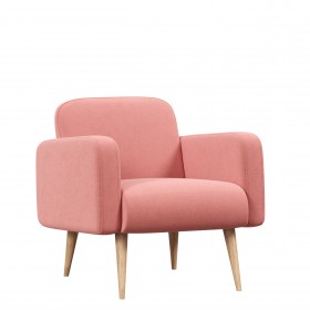 Уилбер ЛД.306010.000 Кресло (Светло-розовый, ткань UNI IDEA 1031) в Саргатском - sargatskoe.katalogmebeli.com | фото 2
