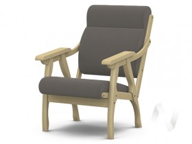 Кресло Вега-10 (бесцветный лак/ULTRA STONE) в Саргатском - sargatskoe.katalogmebeli.com | фото