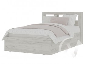 Кровать 1,2 МС Гранд (дуб крафт белый) в Саргатском - sargatskoe.katalogmebeli.com | фото 1