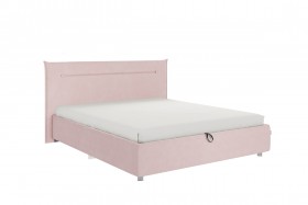 Кровать 1,6 Альба (Нежно-розовый велюр/под-мех) в Саргатском - sargatskoe.katalogmebeli.com | фото