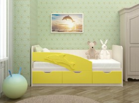 Кровать детская 1,6м Дельфин (Розовый металлик) в Саргатском - sargatskoe.katalogmebeli.com | фото 3