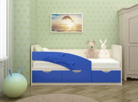 Кровать детская 1,6м Дельфин (Розовый металлик) в Саргатском - sargatskoe.katalogmebeli.com | фото 7