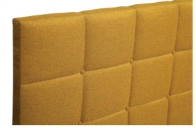 Кровать "Диана" ш. 1400 (Н=1010мм) (жаккард горчица) в Саргатском - sargatskoe.katalogmebeli.com | фото 5