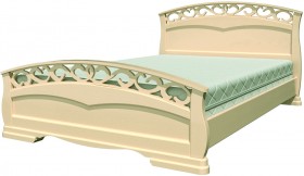 Кровать Грация-1 из массива сосны 900*2000 Белый античный в Саргатском - sargatskoe.katalogmebeli.com | фото 17