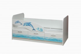 Кровать одинарная 06.222 (1600) (Дельфин) в Саргатском - sargatskoe.katalogmebeli.com | фото