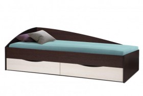 Кровать одинарная Фея-3 (асимметричная) (1900х800) в Саргатском - sargatskoe.katalogmebeli.com | фото