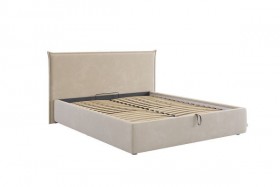 Кровать с подъемным механизмом Лада 160х200 см (графит (велюр)) в Саргатском - sargatskoe.katalogmebeli.com | фото 5