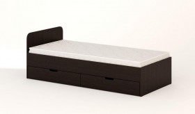 Кровать с ящиками 900 (Венге) в Саргатском - sargatskoe.katalogmebeli.com | фото