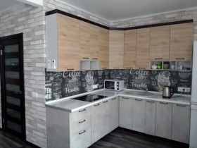 Кухня 2,0м Лофт (Штукатурка белая/Серый) в Саргатском - sargatskoe.katalogmebeli.com | фото 16