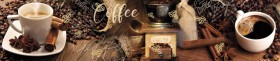 Кухонный фартук Мерцание Кофейная Арабика золото в Саргатском - sargatskoe.katalogmebeli.com | фото