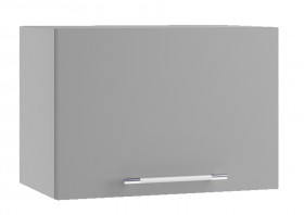 Лофт ПГ 500 шкаф верхний горизонтальный (Штукатурка белая/корпус Серый) в Саргатском - sargatskoe.katalogmebeli.com | фото