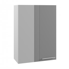 Лофт ВПУ 650 шкаф верхний угловой высокий (Бетон светлый/корпус Серый) в Саргатском - sargatskoe.katalogmebeli.com | фото