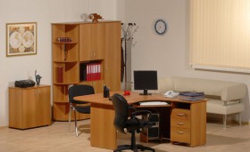 Мебель для персонала Рубин 42 Светлый миланский орех в Саргатском - sargatskoe.katalogmebeli.com | фото 2