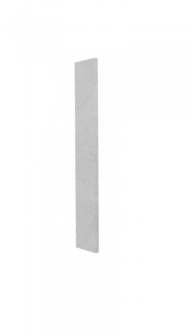 Панель торцевая (для шкафа верхнего торцевого) ПТ 400 Лофт (Штукатурка белая) в Саргатском - sargatskoe.katalogmebeli.com | фото