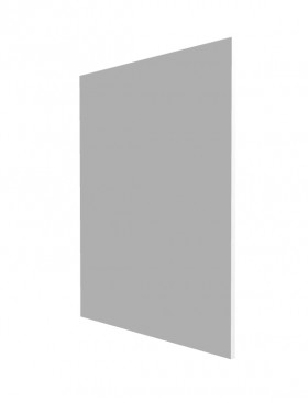 Панель торцевая С Ройс (для шкафов нижних) Белый софт в Саргатском - sargatskoe.katalogmebeli.com | фото