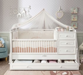 ROMANTIC BABY Детская кровать-трансформер 20.21.1015.00 в Саргатском - sargatskoe.katalogmebeli.com | фото 3