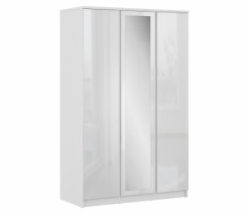Шкаф 3-х дверный СБ-2493 Медея (Белый/Белый глянец) в Саргатском - sargatskoe.katalogmebeli.com | фото