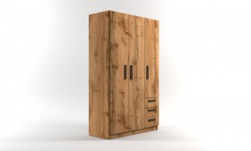 Шкаф 3-х створчатый с ящиками Шервуд (Дуб Вотан) в Саргатском - sargatskoe.katalogmebeli.com | фото