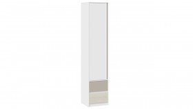 Шкаф для белья комбинированный «Сканди» Дуб Гарден/Белый/Глиняный серый в Саргатском - sargatskoe.katalogmebeli.com | фото