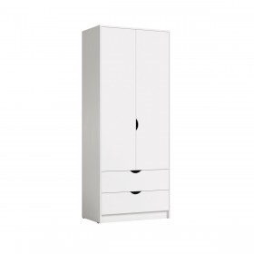Шкаф для одежды 13.327 Уна (Белый) в Саргатском - sargatskoe.katalogmebeli.com | фото