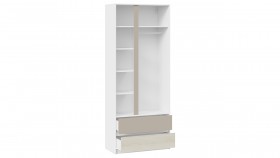 Шкаф для одежды комбинированный «Сканди» Дуб Гарден/Белый/Глиняный серый в Саргатском - sargatskoe.katalogmebeli.com | фото 5