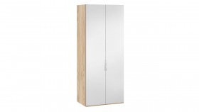 Шкаф для одежды с 2 зеркальными дверями «Эмбер» Яблоня Беллуно в Саргатском - sargatskoe.katalogmebeli.com | фото