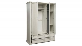 Шкаф для одежды "Сохо" (бетон пайн белый/4 ящика/1532) в Саргатском - sargatskoe.katalogmebeli.com | фото 3
